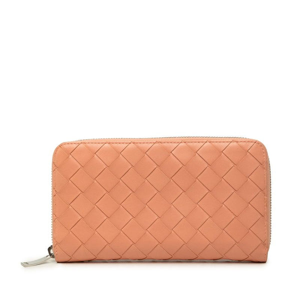 Bottega Veneta Intrecciato Leather Long Zipper Wallet