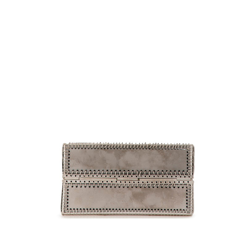 Salvatore Ferragamo Gancini Metal Basket Handbag