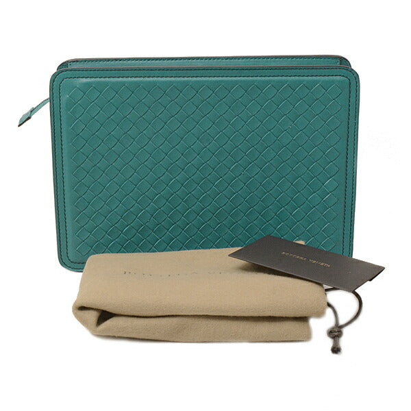 Bottega Veneta Intrecciato Leather Clutch