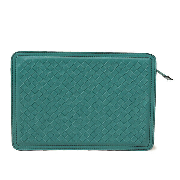 Bottega Veneta Intrecciato Leather Clutch