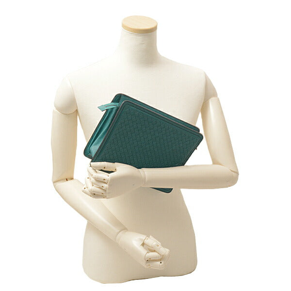 Bottega Veneta Intrecciato Leather Clutch