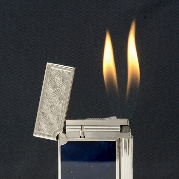 S.T. Dupont Line 2 Roller Gas Lighter Zen Collection in Great Condition