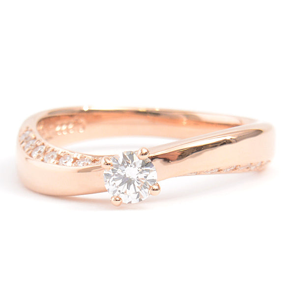 SA BIRTH K18PG Diamond Ring 11.5 Pink Gold in Excellent Condition