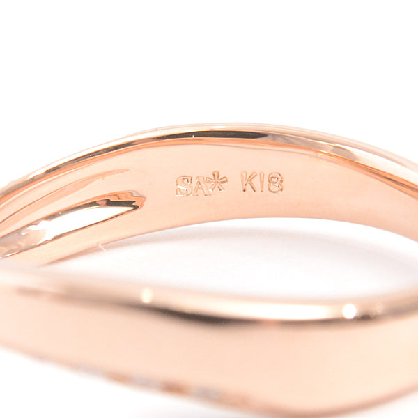 SA BIRTH K18PG Diamond Ring 11.5 Pink Gold