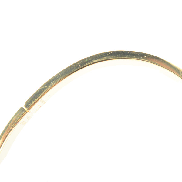 Hermes Enamel Bangle Bracelet Gold