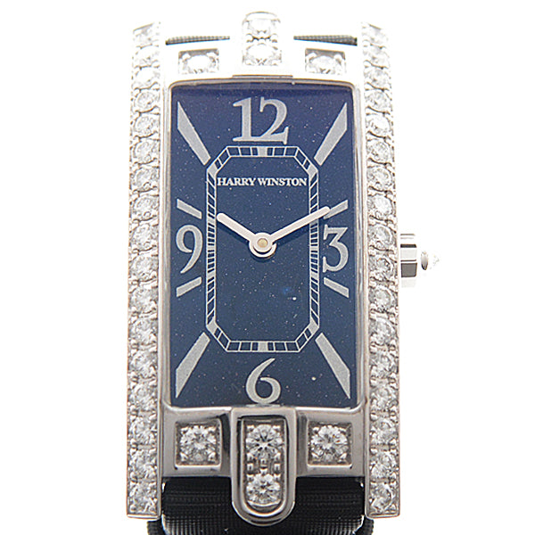 Harry Winston Avenue Diamond Quartz Watch 750WG