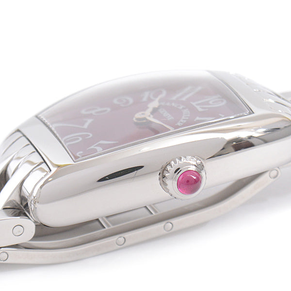 Franck Muller Ladies Tonneau Curvex Quartz Red Dial 2251QZ