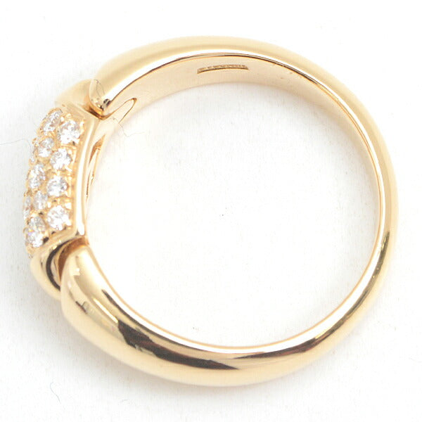 Bvlgari Diamond Ring 750YG Yellow Gold