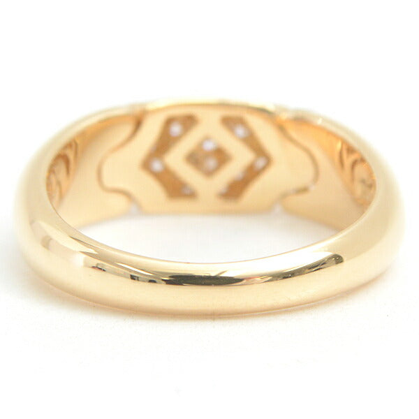 Bvlgari Diamond Ring 750YG Yellow Gold