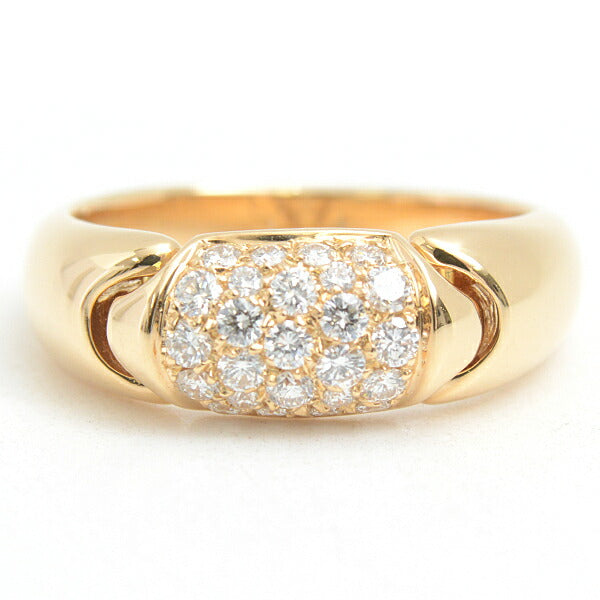 Bvlgari Diamond Ring 750YG Yellow Gold