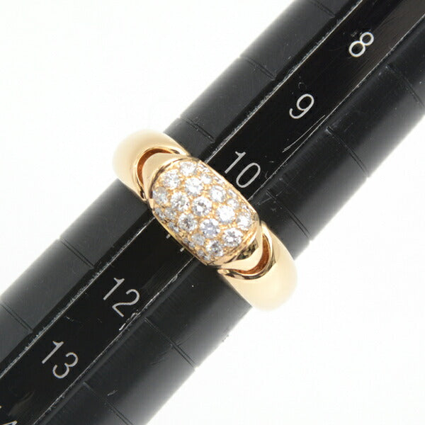 Bvlgari Diamond Ring 750YG Yellow Gold