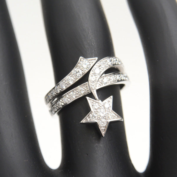 Chanel Comet Diamond Ring 750WG White Gold