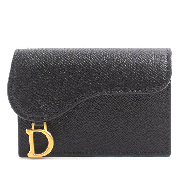 Dior Saddle Card Holder Black in Great Condition