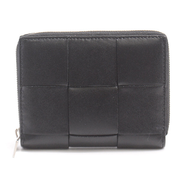 Bottega Veneta Leather Compact Zip Around Wallet in Great Condition