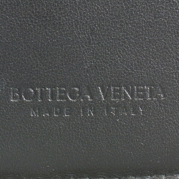 Bottega Veneta Leather Compact Zippy Wallet Black in Great Condition