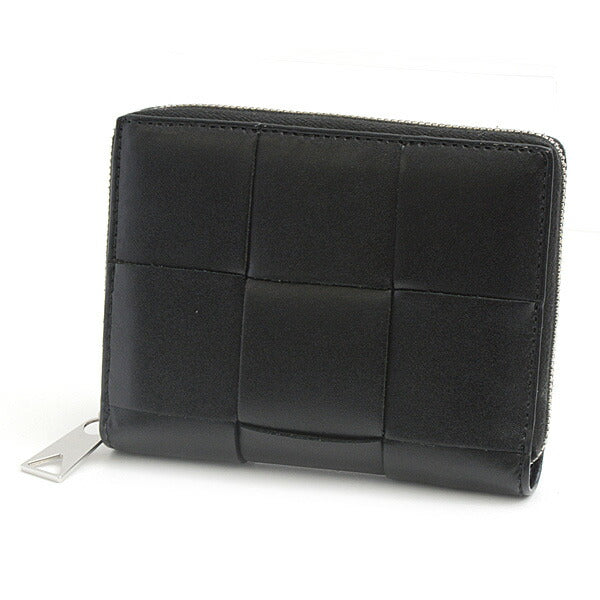 Bottega Veneta Lambskin Compact Zip Wallet