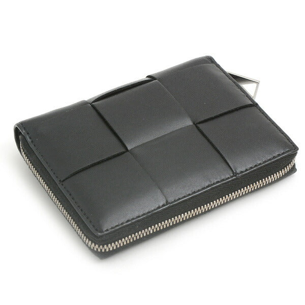 Bottega Veneta Lambskin Compact Zip Wallet