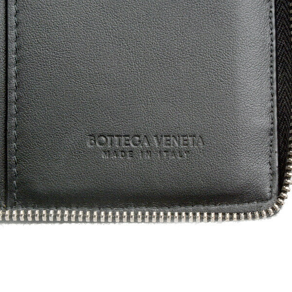 Bottega Veneta Lambskin Compact Zip Wallet