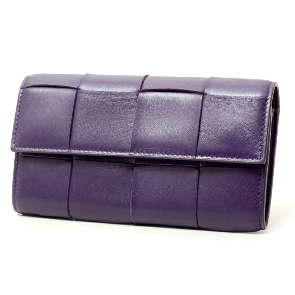 Bottega Veneta Lambskin Flap Long Wallet in Great Condition