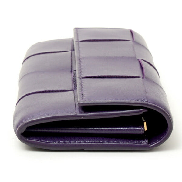 Bottega Veneta Lambskin Flap Long Wallet in Great Condition