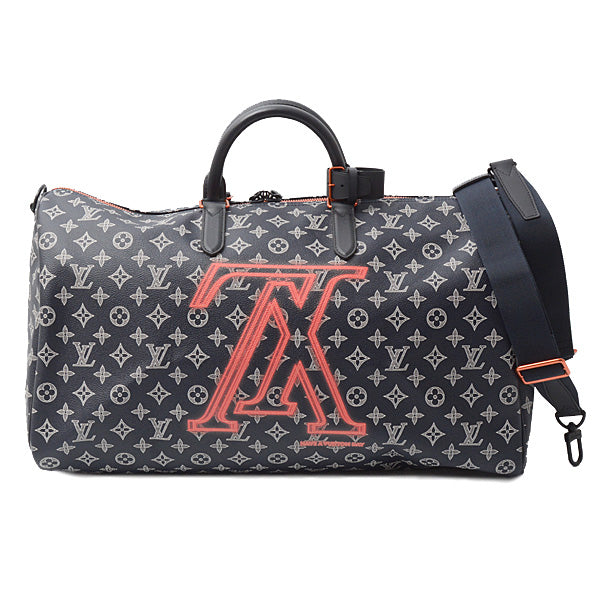 Louis Vuitton Monogram Ink Upside Down Keepall Bandouliere 50 Boston Bag M43684 in Great Condition