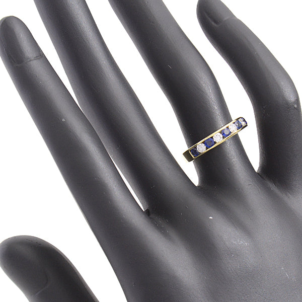 Tiffany & Co Diamond Sapphire Ring 750YG