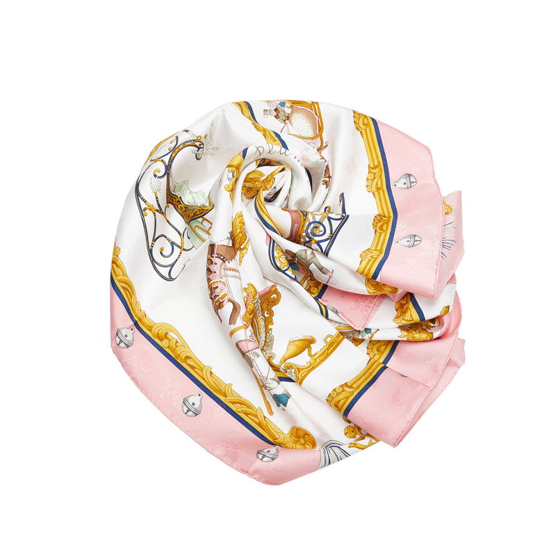 Plumes Et Grelots Silk Scarf