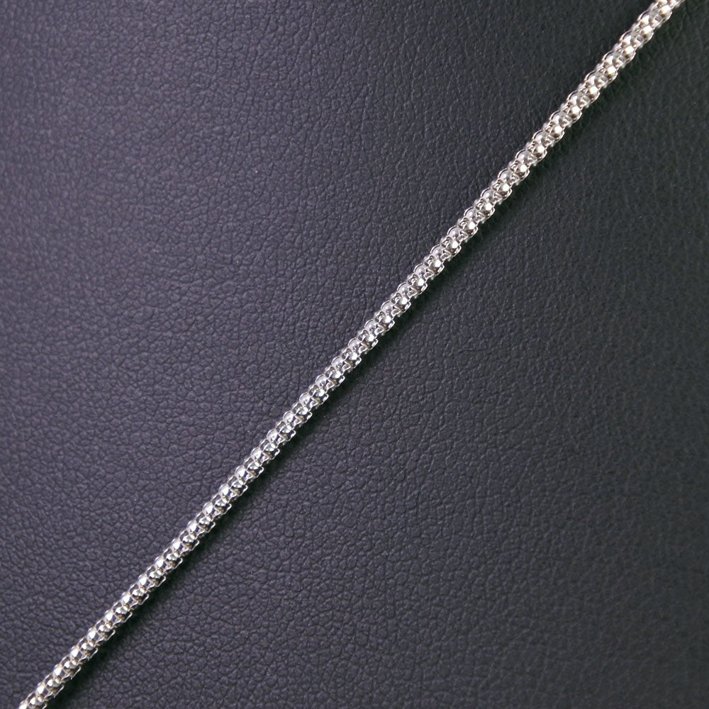 K18 White Gold Amethyst Diamond Necklace