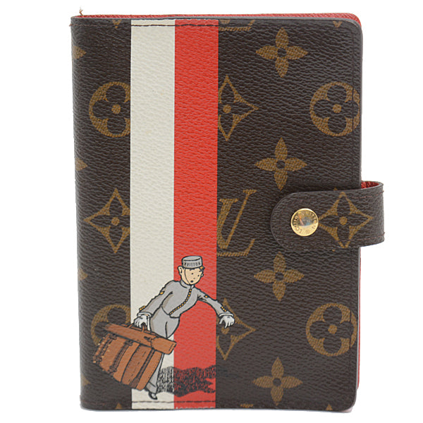 Louis Vuitton Monogram Canvas Agenda PM Notebook Cover R20018 in Very Good Condition