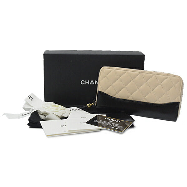 Chanel Gabrielle Calfskin Long Wallet A84388 in Great Condition