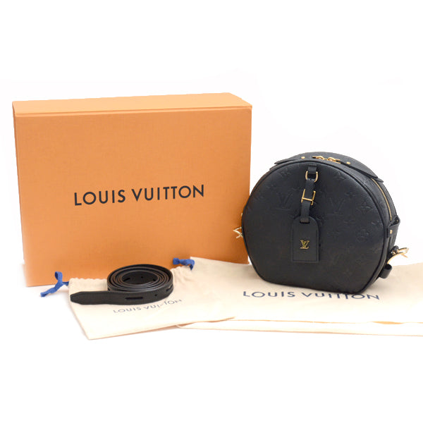 Louis Vuitton Monogram Empreinte Boite Chapeau Souple MM Shoulder Bag M45649 in Great Condition