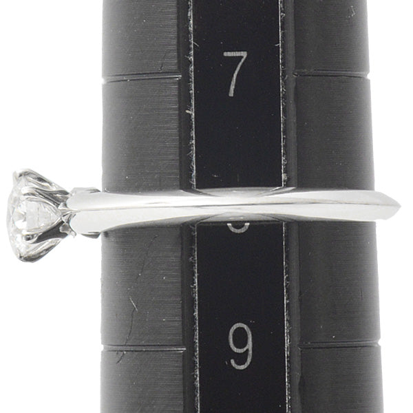 Tiffany & Co PT950 Platinum Diamond Solitaire Ring D0.30ct Size 8 in Great Condition