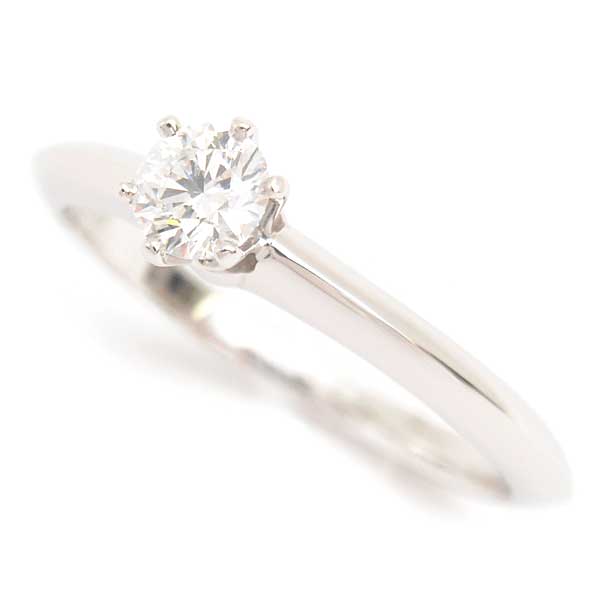 Tiffany & Co PT950 Platinum Diamond Solitaire Ring