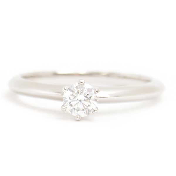 Tiffany & Co PT950 Platinum Diamond Solitaire Ring