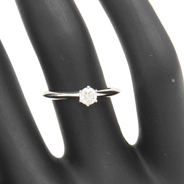 Tiffany & Co PT950 Platinum Diamond Solitaire Ring