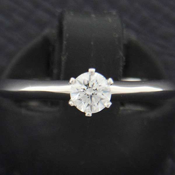 Tiffany & Co PT950 Platinum Diamond Solitaire Ring