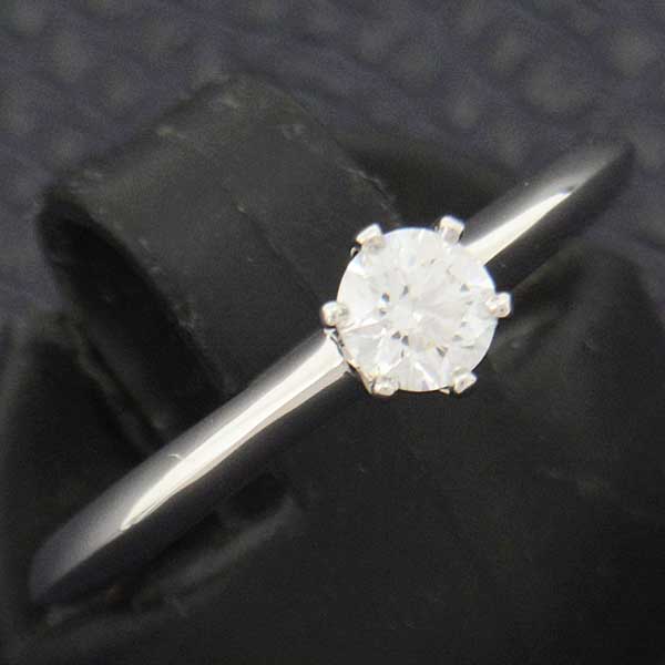 Tiffany & Co PT950 Platinum Diamond Solitaire Ring