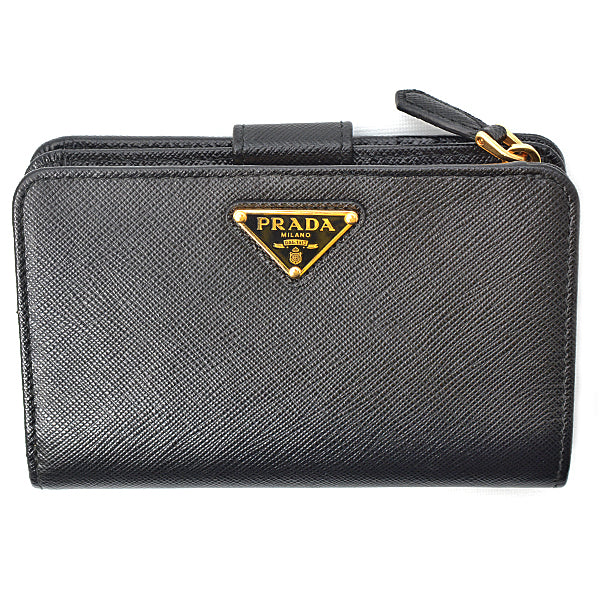 Prada Saffiano Leather Bifold Wallet 1ML225 in Great Condition