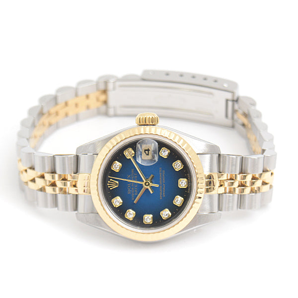 Rolex Datejust Ladies Automatic Blue Gradient Dial 79173G