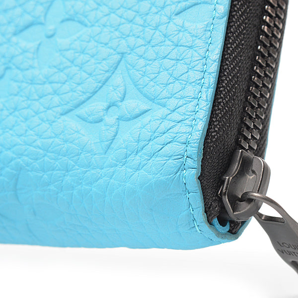 Louis Vuitton Turquoise Taurillon Leather Zippy Wallet M69048