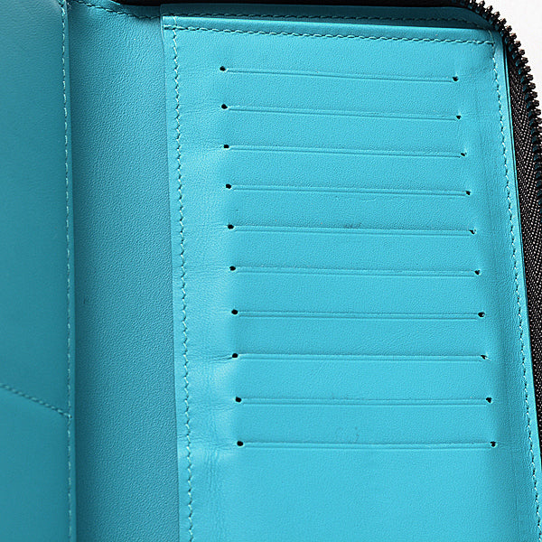 Louis Vuitton Turquoise Taurillon Leather Zippy Wallet M69048