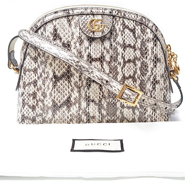 Gucci Ophidia Python Shoulder Bag 499621 in Great Condition