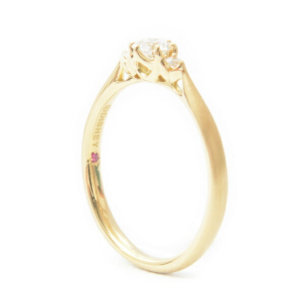 Disney Rose Dome Diamond Ring 11 Yellow Gold