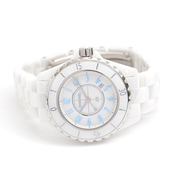 Chanel J12 Blue Light Quartz Watch H3826 in Great Condition