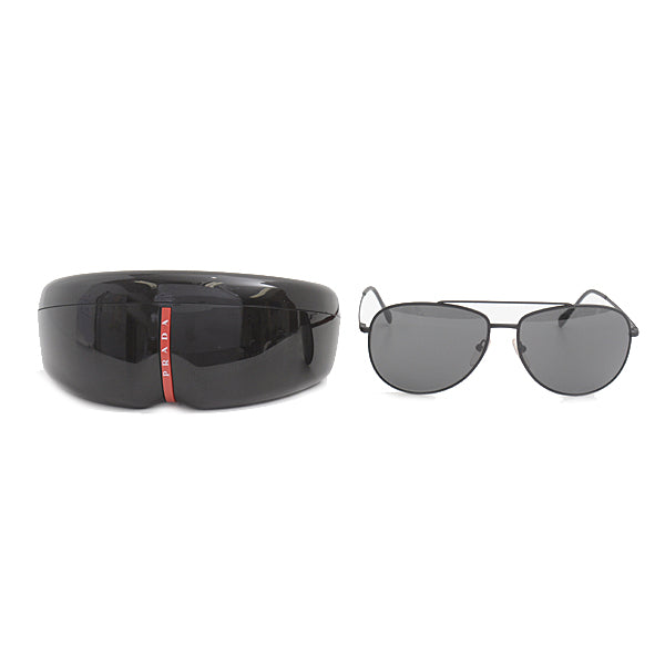 Prada Men's Teardrop Sunglasses Black