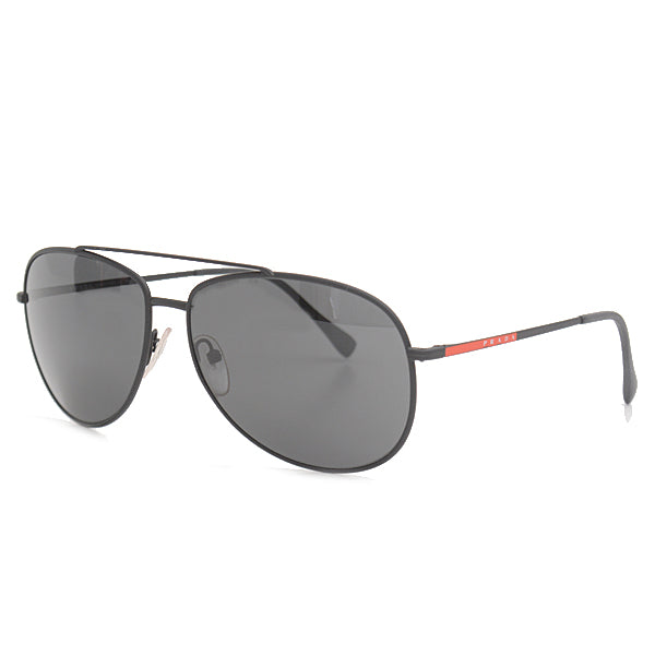 Prada Men's Teardrop Sunglasses Black