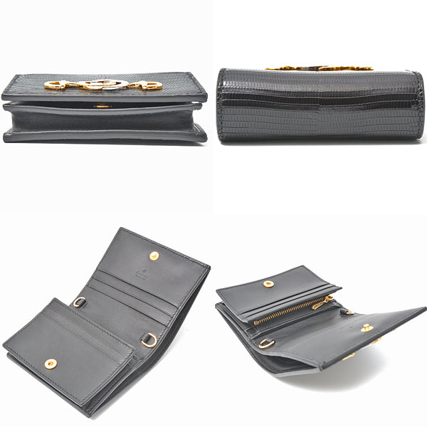 Gucci Zumi Leather Chain Wallet 570660