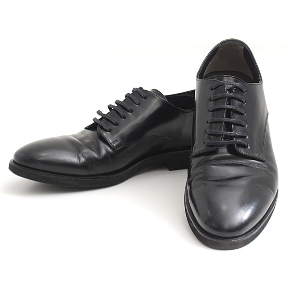 Fendi Leather Lace-Up Shoes Black 7L0699