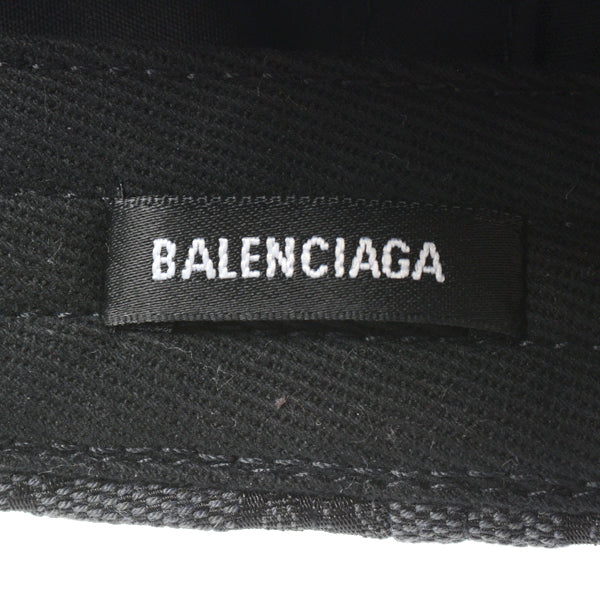 Balenciaga Women's Hat Cap Gucci Collab Hacker Project Black in Pristine Condition