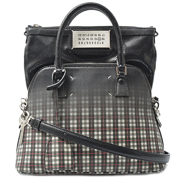 Maison Margiela 5AC Leather Check 2WAY Bag